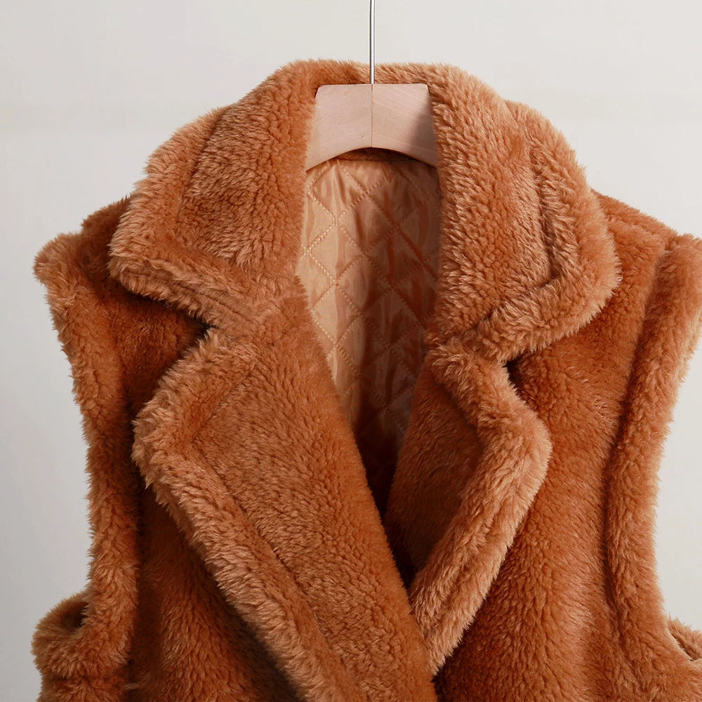 Long Fur Vest