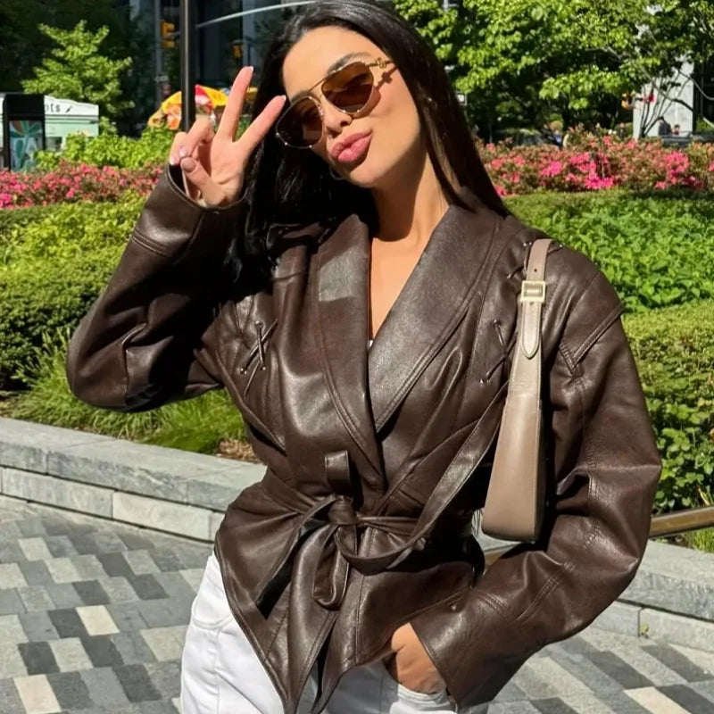 Vintage Women's Leather Jacket