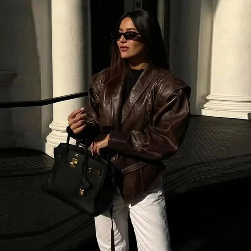 Vintage Women's Leather Jacket