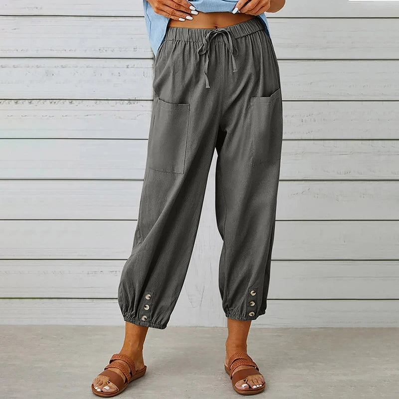 Clara Relaxed Linen Pants