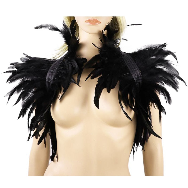 Feather Shoulder Wrap