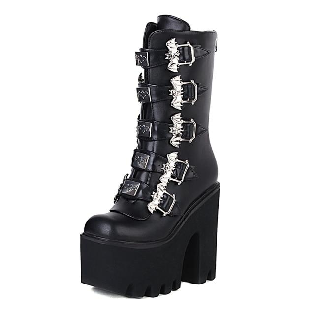 Bat Platform Boots