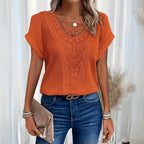 Emma Crochet Lace Top
