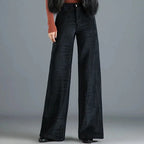 Anna Wide-Leg Velvet Pants