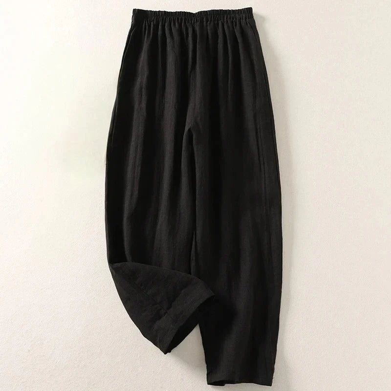 Aurora 100% Linen Relaxed Pants