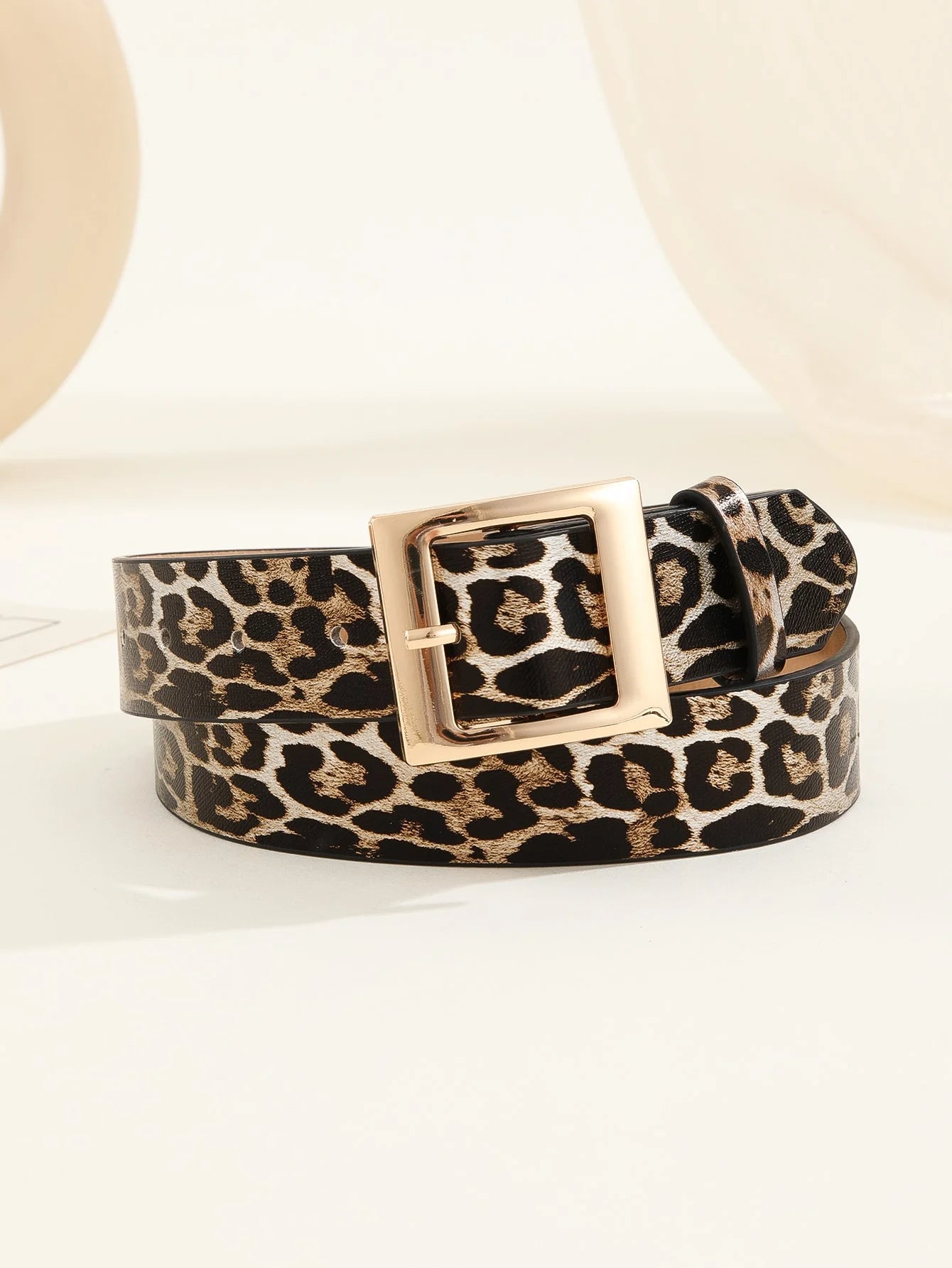 Leopard Print Belt