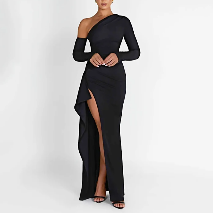 Oblique Maxi Dress