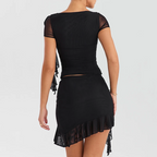 Ruffle Two-Piece Set
