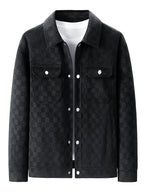 Taylor Checkered Suede Jacket