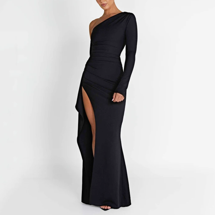 Oblique Maxi Dress