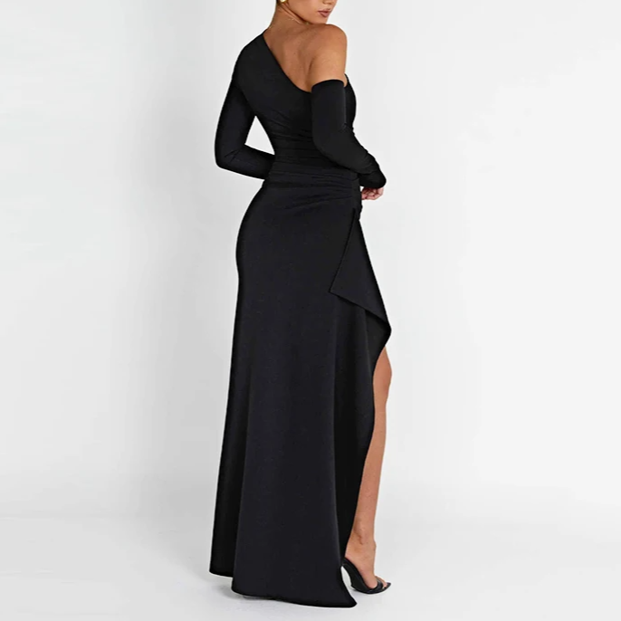 Oblique Maxi Dress