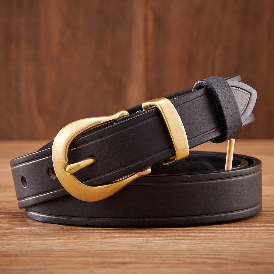 Alessandro Full-Grain Leather Belt