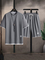 Enzo Waffle Knit Lounge Set
