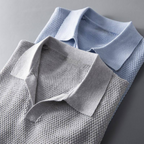 Wesley Waffle Knit Polo