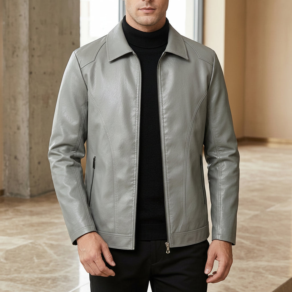 Ethan Classic Leather Jacket