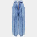 Agnes Balloon-Leg Denim Trousers
