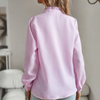 Olivia Cotton Ruffle Blouse