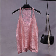 Knitted Sequin Top