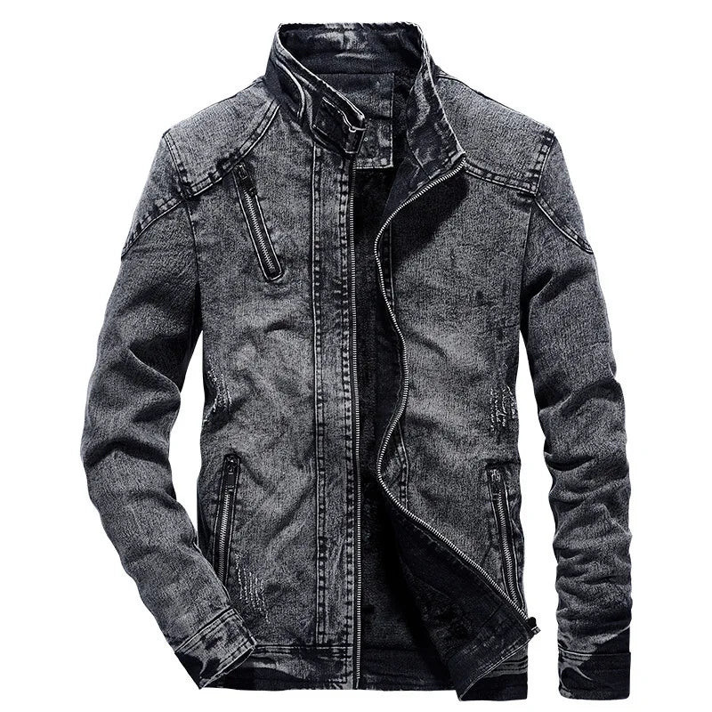 Ryder Denim Bomber Jacket