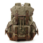 Everest Waxed Canvas Backpack