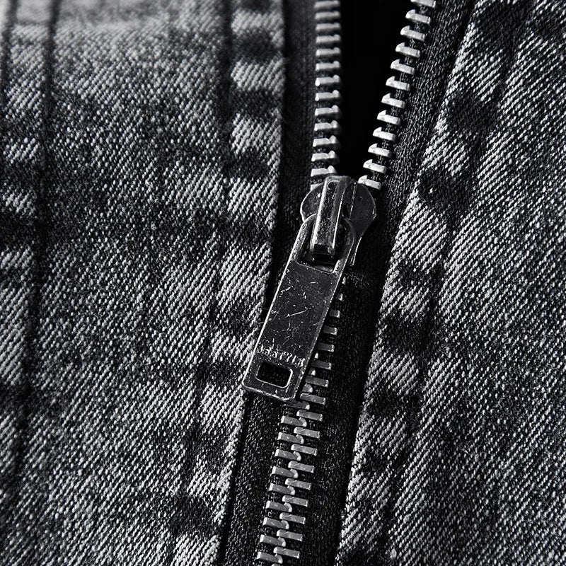 Ryder Denim Bomber Jacket
