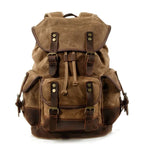 Everest Waxed Canvas Backpack