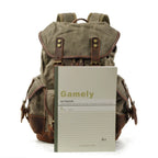 Everest Waxed Canvas Backpack