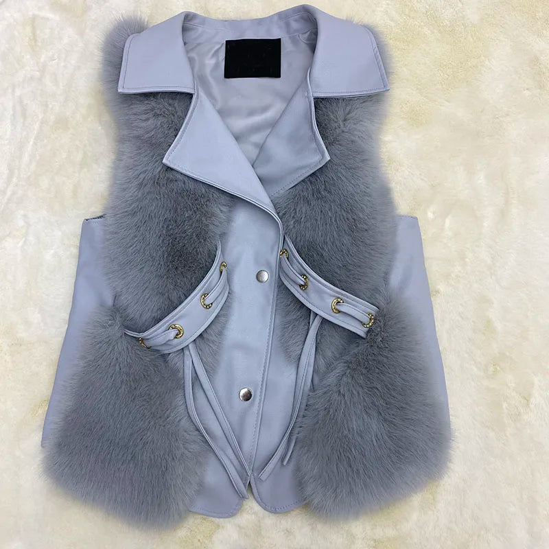 Amorette Faux Fur Vest