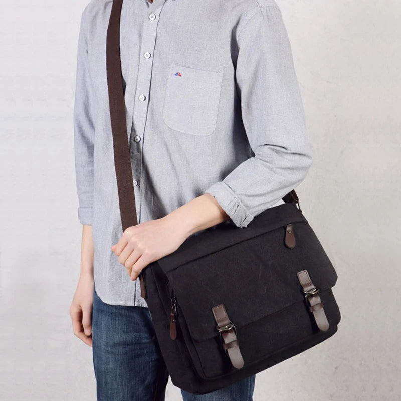 Marco Vintage Canvas Messenger Bag