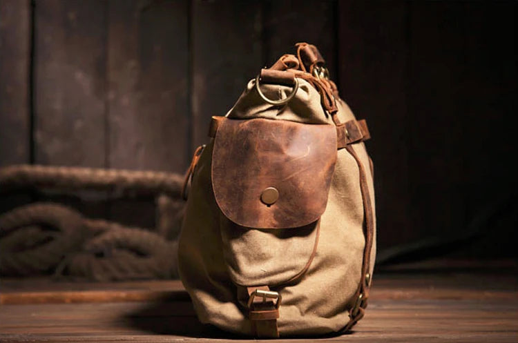 Atlas Vintage Canvas Messenger Bag
