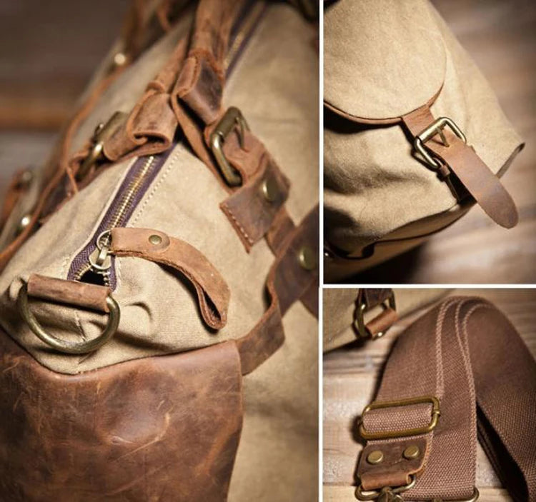 Atlas Vintage Canvas Messenger Bag