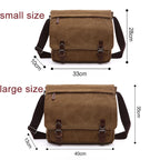 Marco Vintage Canvas Messenger Bag