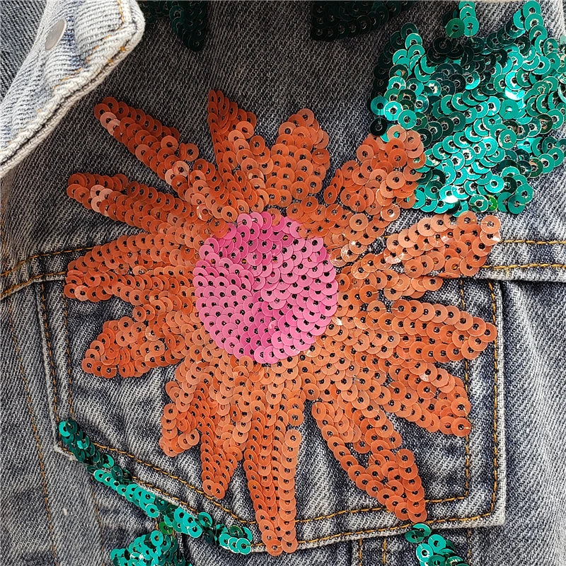 Sequins Sunflower Jacket