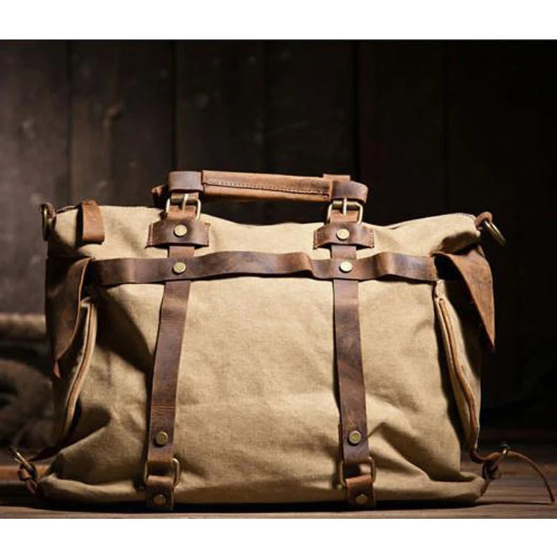 Atlas Vintage Canvas Messenger Bag