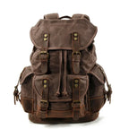 Everest Waxed Canvas Backpack