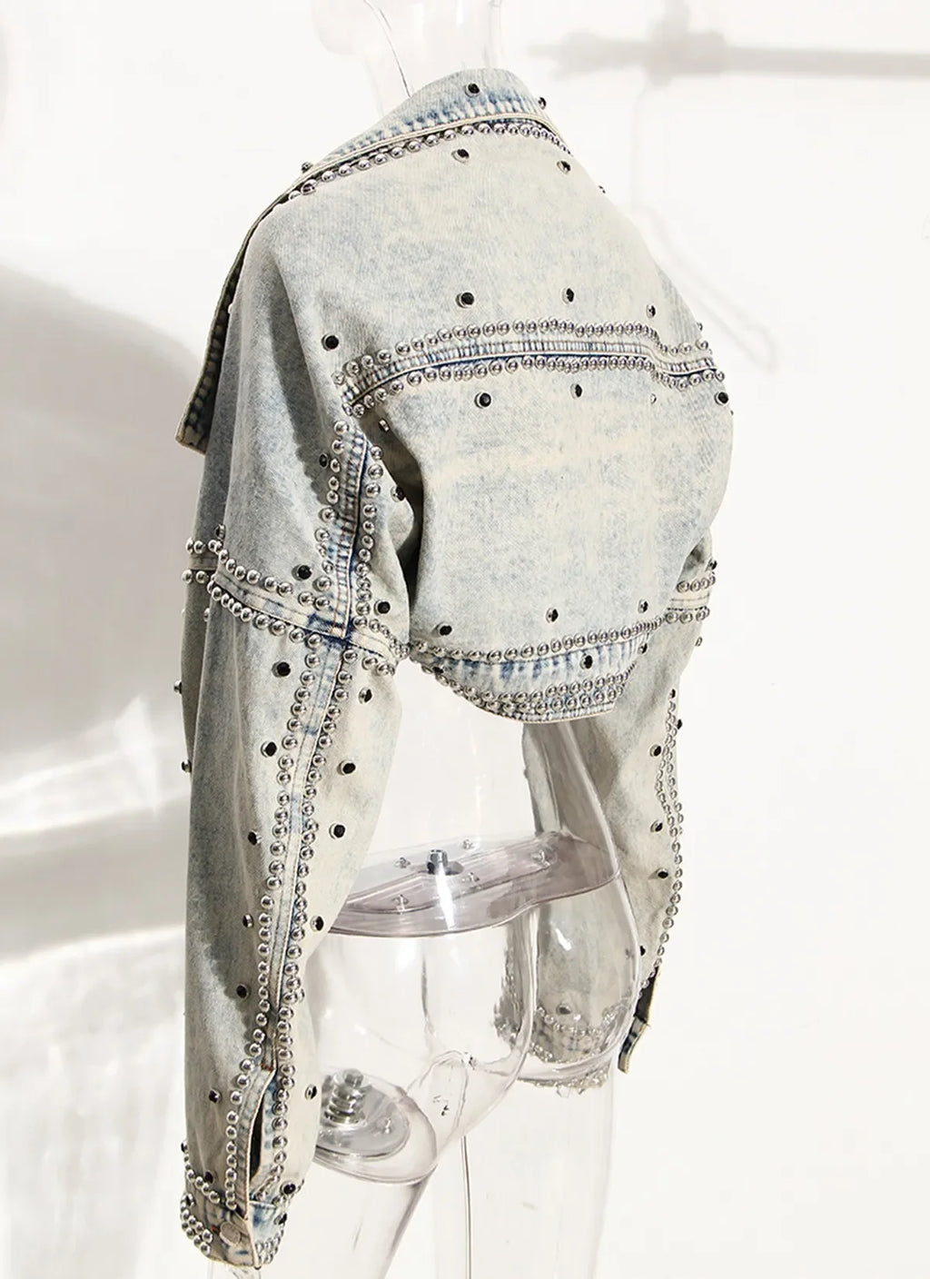 Korean Style Cropped Denim Jacket