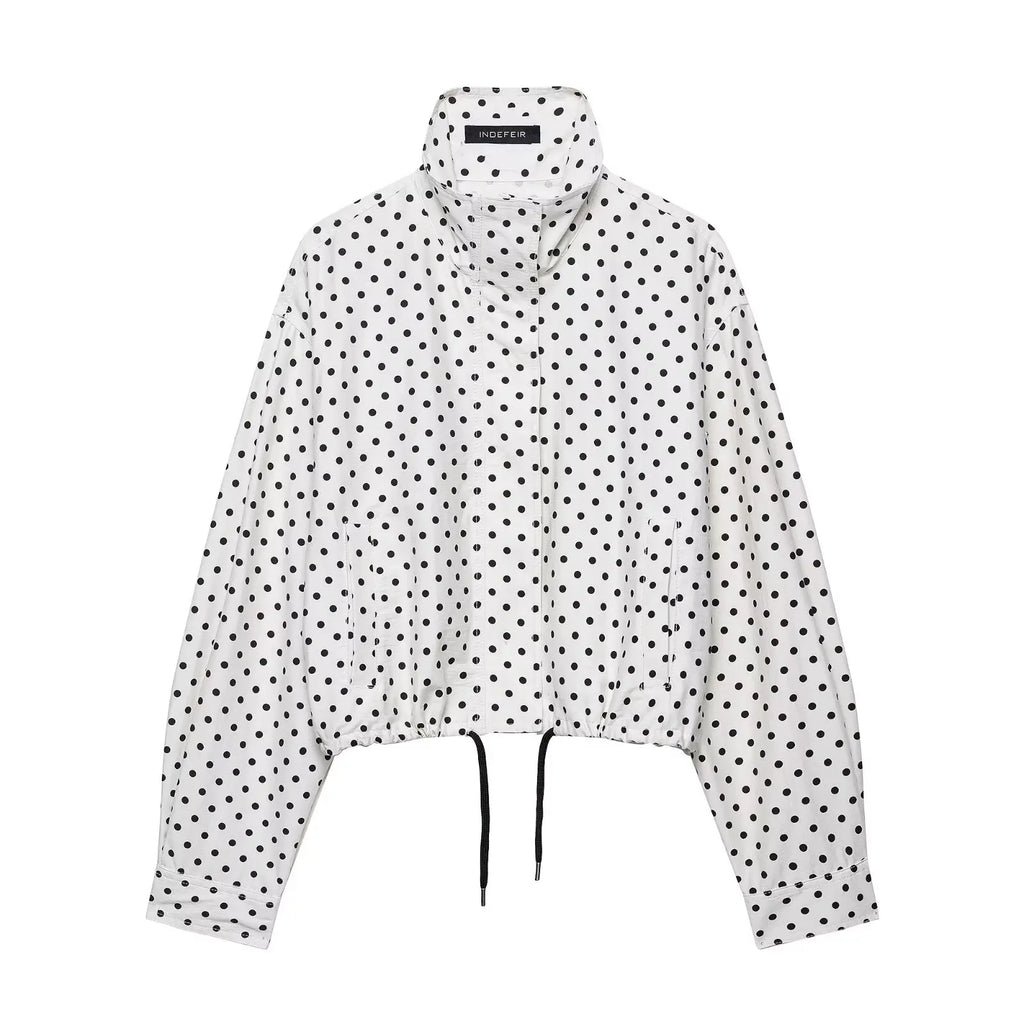 Polka Dot Printed Jacket