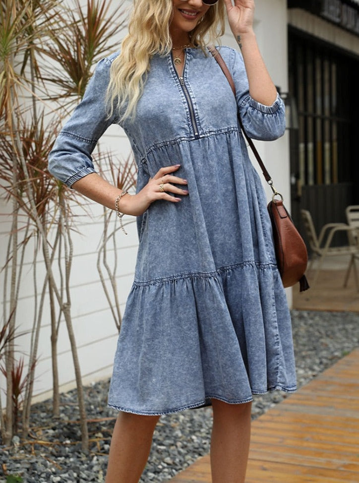 Casual Denim Dress