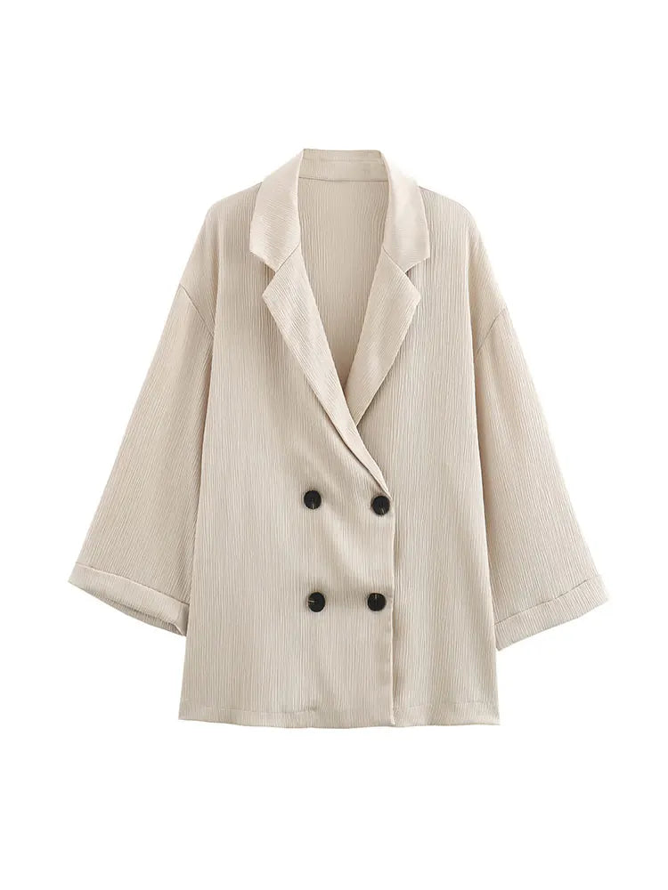 Women’s Double-Breasted Blazer Set