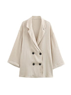 Women’s Double-Breasted Blazer Set