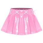 Women's Leather Miniskirt