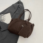 Maribel Suede Bucket Tote