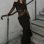 Mesh Maxi Dress