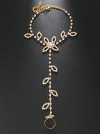 Medea Rhinestone Anklet