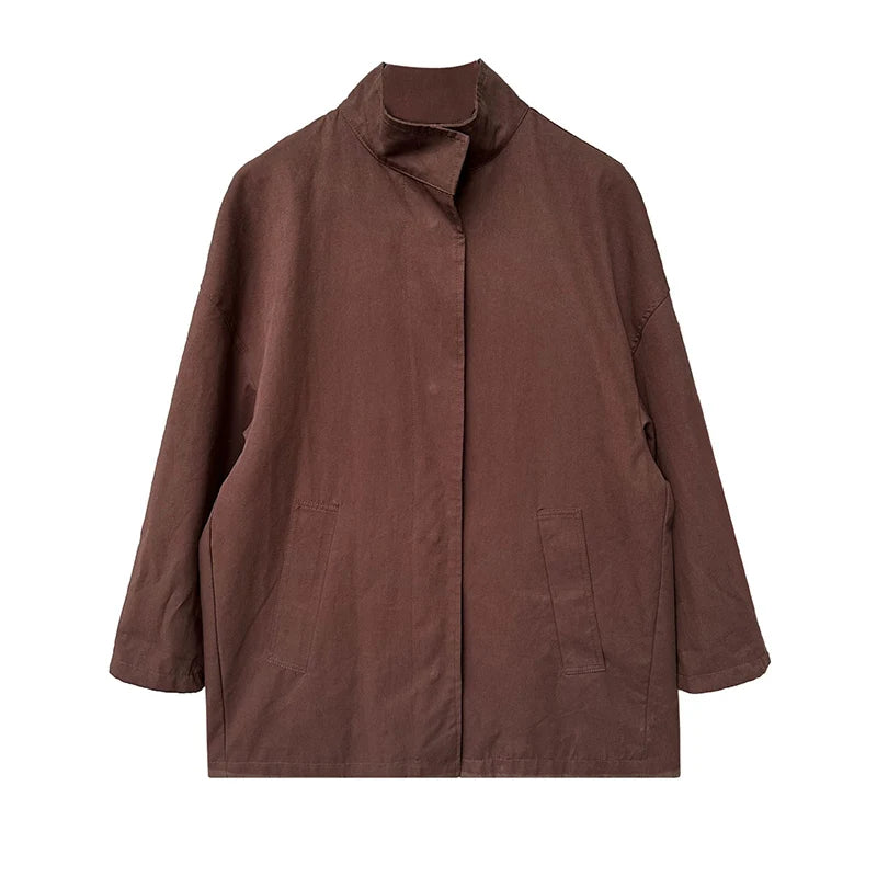 Elodie Short Lapel Trench Coat