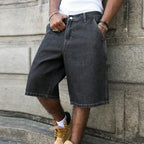 Asher Baggy Denim Shorts