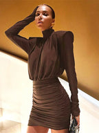 Classic Turtleneck Dress