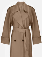 Sophia Double Breasted Long Trench Coat