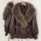 Agnes Faux Fur Leather Jacket