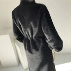 Vivienne Long Faux Mink Coat